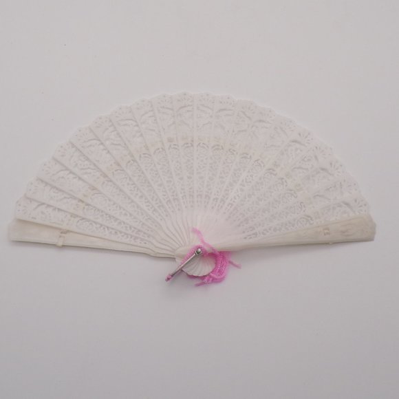 2 Vintage 60s Wedding Fan Favors - Junk Journal Ephemera - Picture 3 of 9